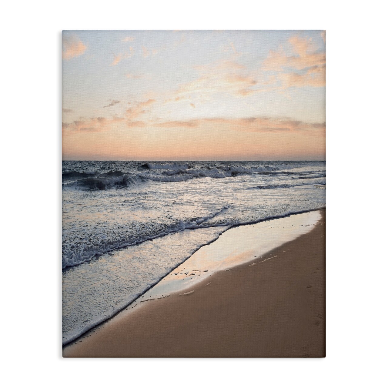 Stupell Industries Beach Tide at Sunset Canvas Wall Art Design by Natalie Carpentieri